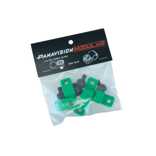 Panavision Modular: Cable Clips (5er Pack) Grün oben
