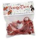 Bongo Ties im 10er Pack rot