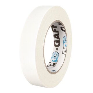 ProGaff Tape - Gewebeklebeband Weiß 24mm x 50m