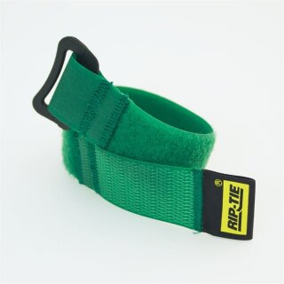 Rip Tie Hook and Loop with Buckle V / C 5m Green
