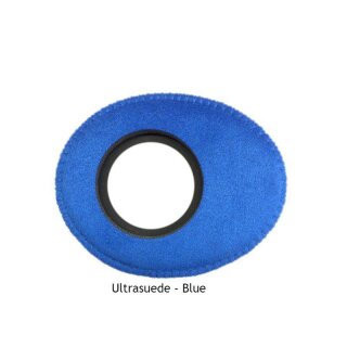 Bluestar Augenleder aus Microfaser oval, extrasmall Blau