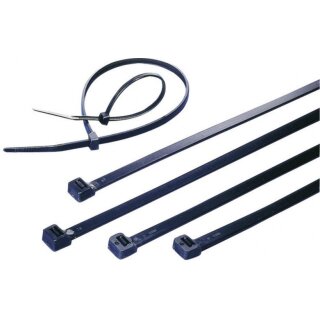 TRU Components Cable Tie 500mm black 100 pc.