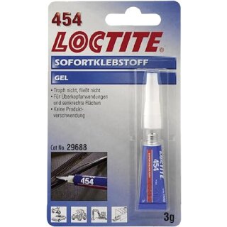 Loctite 454 Gel Super Glue 3g