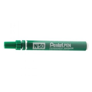 Pentel Permanent-Marker N50, green Round Tip