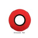 Bluestar Augenleder aus Microfaser rund, RED CAM Special Rot