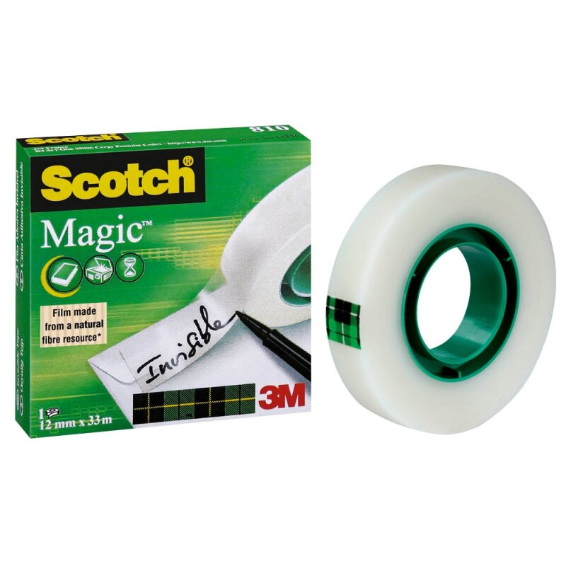 Scotch Magic Tape 810 Klebeband 12mm x 33m, 3,47 €