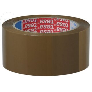 04195-Tesa 4195 Packaging Tape, Pp, Brown, 50mm x 66m