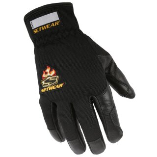 Setwear Pro Leather Black Gloves S