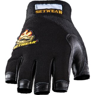 Setwear Leather Fingerless Handschuhe